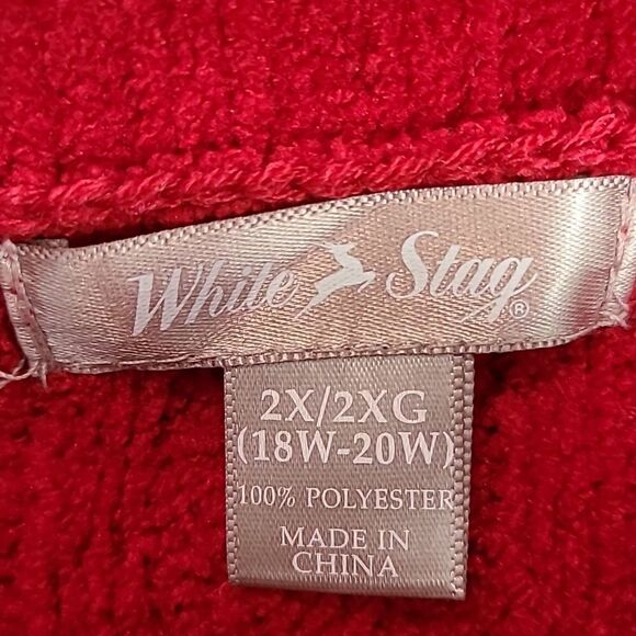 White Stag - Plus Red Sweater, Size 2X, NWOT - Picture 5 of 6